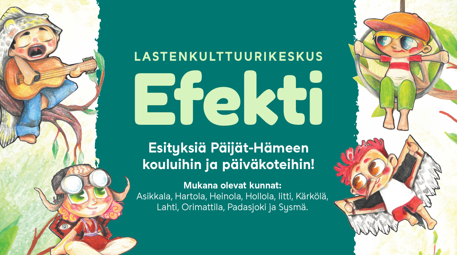 Lastenkulttuurikeskus Efekti juhlii 20-vuotisjuhlaansa